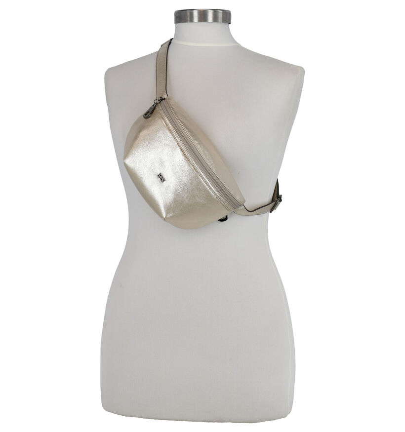 BOO! Dazzle Zilveren Heuptas in kunstleer (272071)