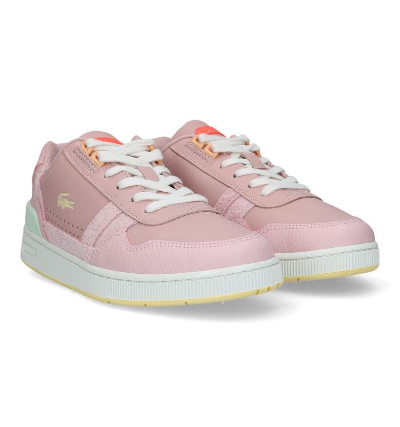 Lacoste T-Clip Roze Sneakers voor dames (322615)