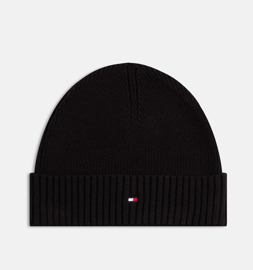 Tommy Hilfiger Flag Pima Zwarte Muts voor heren (379519)