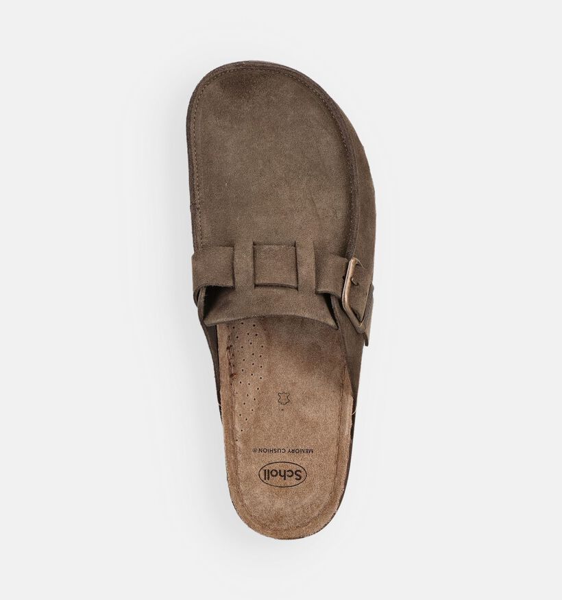 Scholl Bora Groene Slippers voor heren (369901)