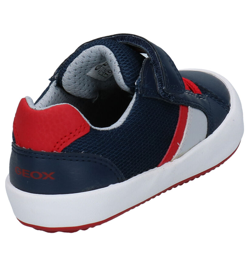 Geox Gisli Baskets en Bleu en cuir (287079)