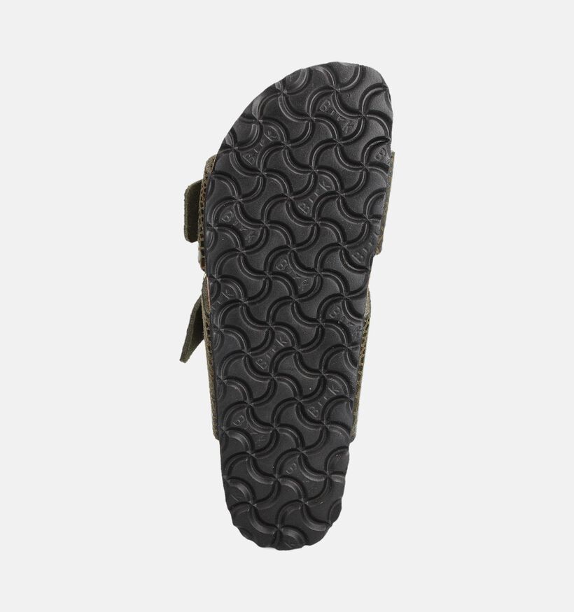 Birkenstock Sydney Cushion Buckle Snake/Bruine Slippers voor dames (360266)