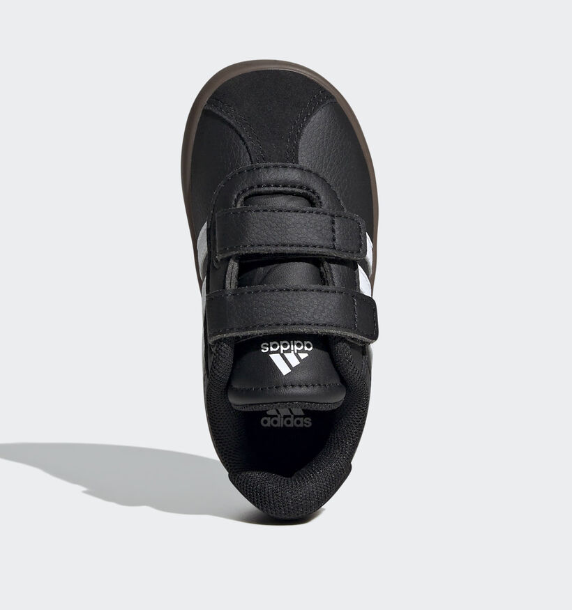 adidas VL Court 3.0 Zwarte Sneakers voor meisjes, jongens (359693) - geschikt voor steunzolen