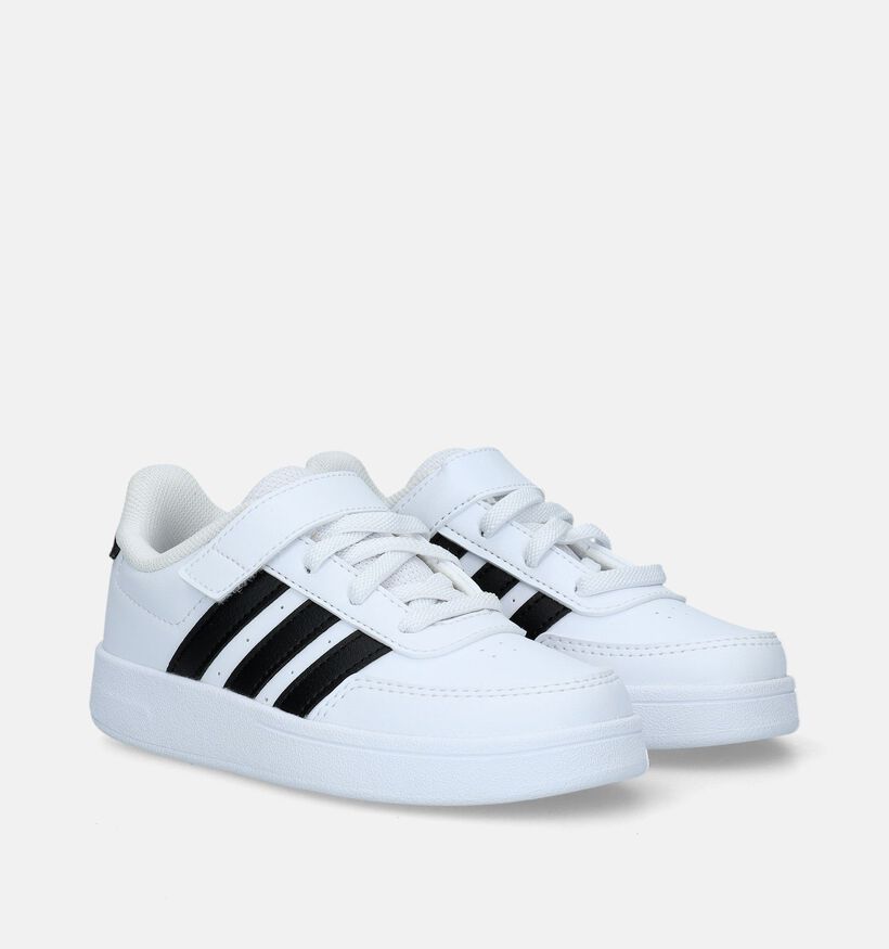 adidas Breaknet 2.0 EL Witte Sneakers voor jongens, meisjes (332114)