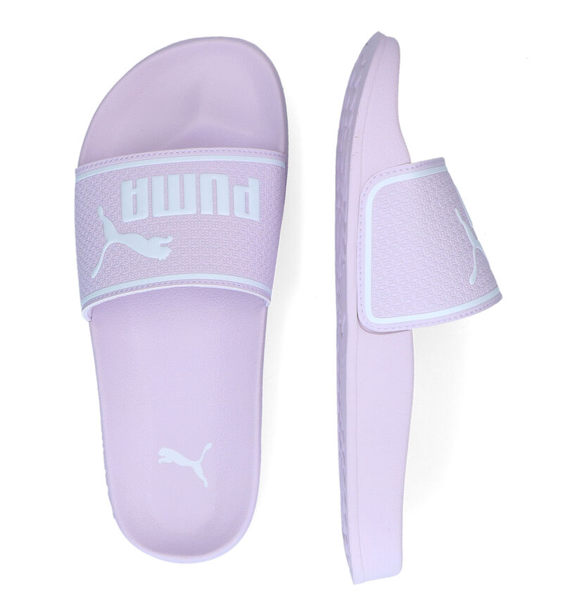 Puma Leadcat Claquettes en Mauve pour femmes (301375)