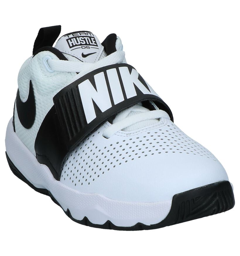 Nike Baskets basses en Blanc en simili cuir (238339)