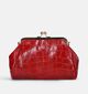 Via Limone Croco Bordeaux/Gouden Grote Clutch voor dames (385054)