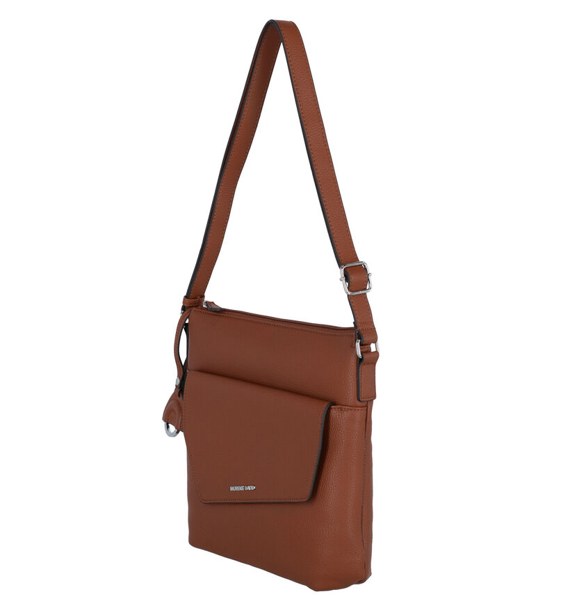 Laurent David Maura Bruine Crossbody Tas in kunstleer (302412)