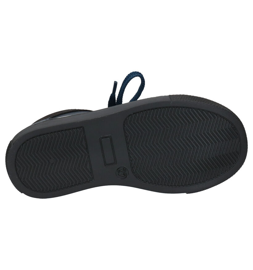 Romagnoli Blauwe Hoge Schoenen in leer (259603)