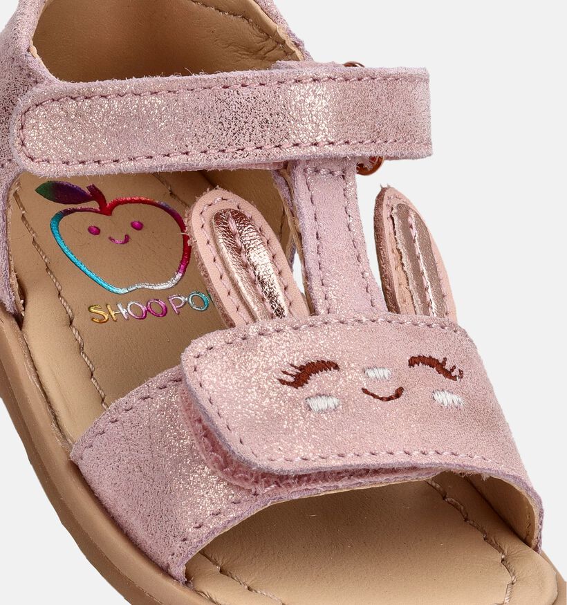 Shoo Pom Bunny Sandales pour b&eacute;b&eacute; en Rose pour filles (372974)