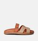 Laurent David Cognac Slippers voor dames (357848)