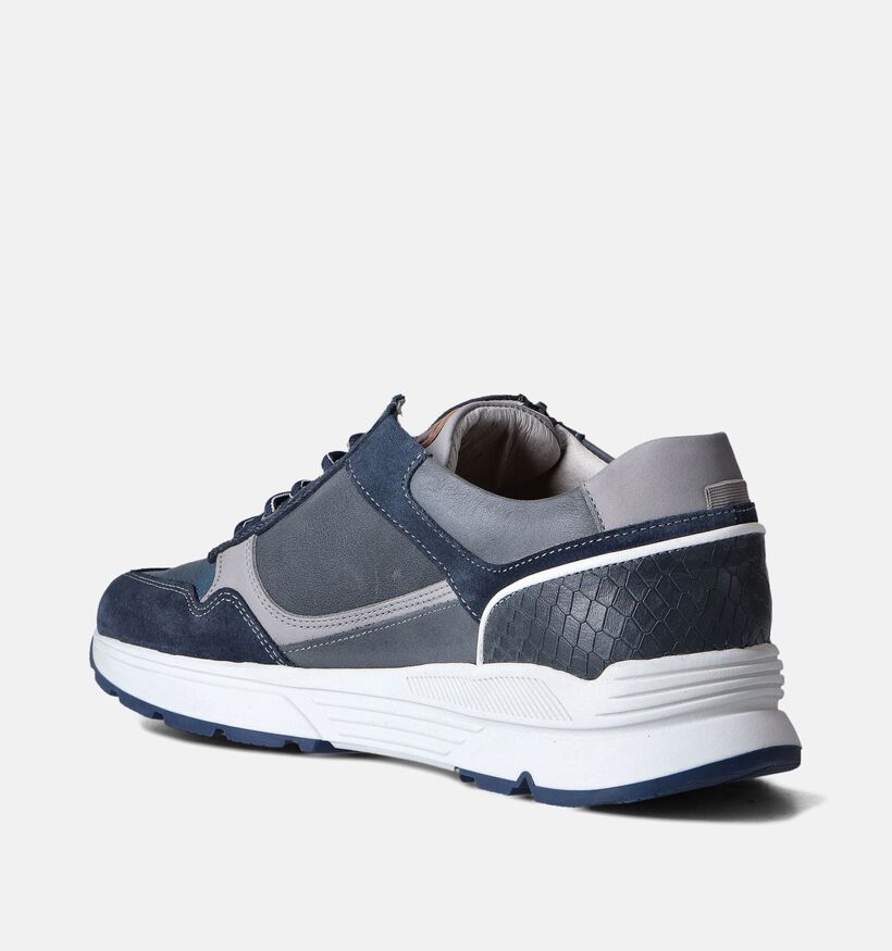 Australian Connery Donkerblauwe Veterschoenen voor heren (353984) - geschikt voor steunzolen