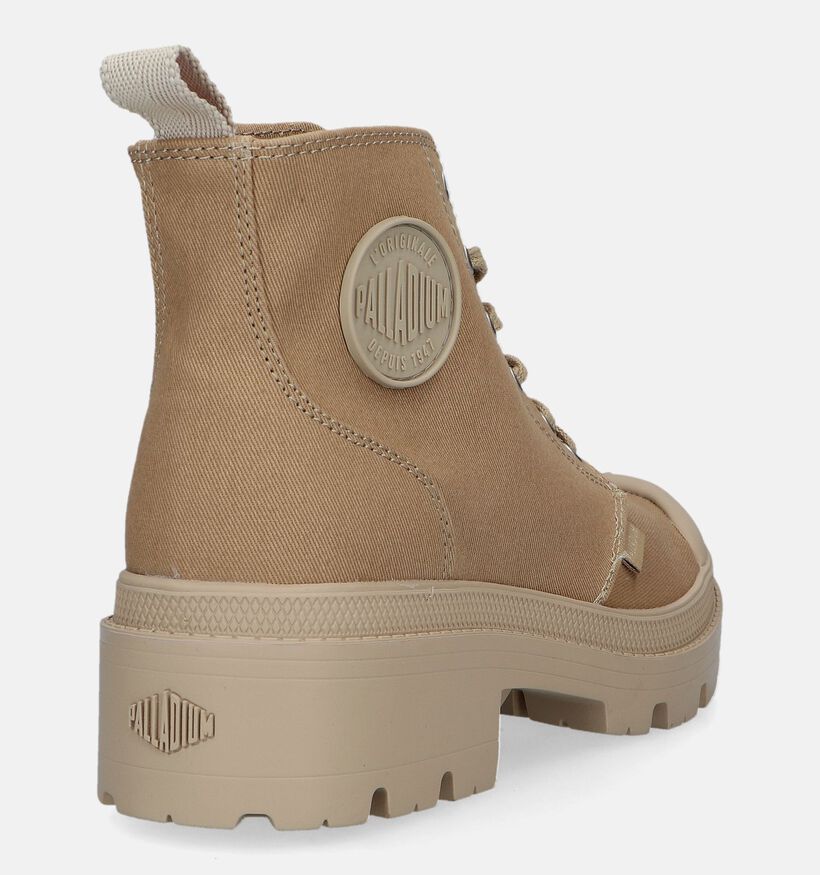 Palladium Pallabase Bottines en Camel pour femmes (320193)