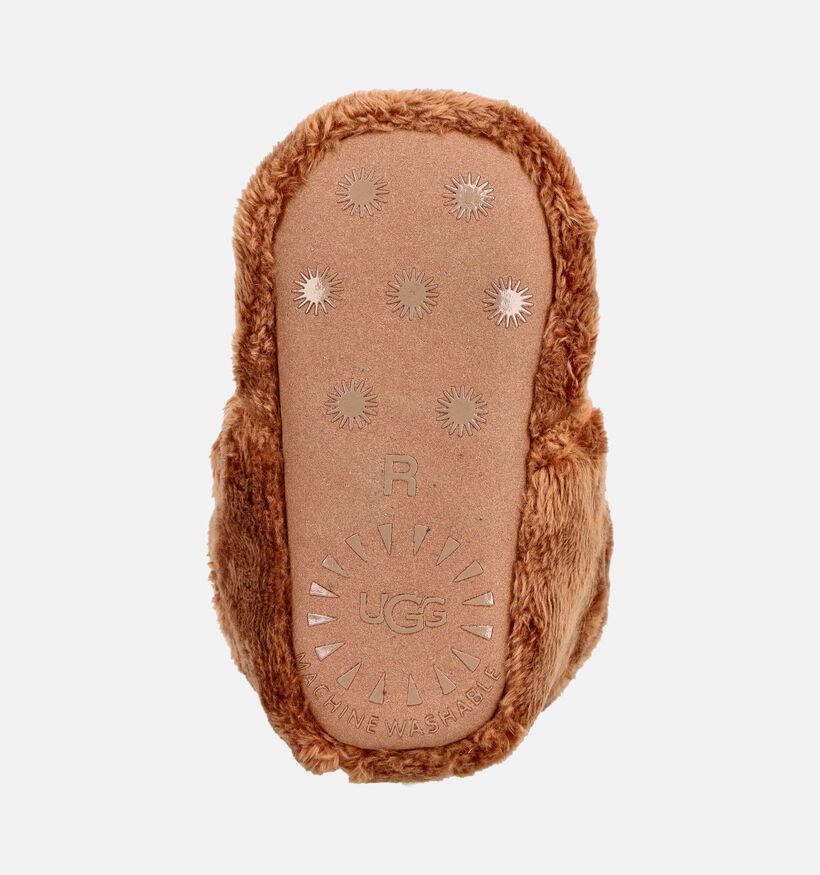 UGG Bixbee Pantoufles en Cognac pour filles (378076)
