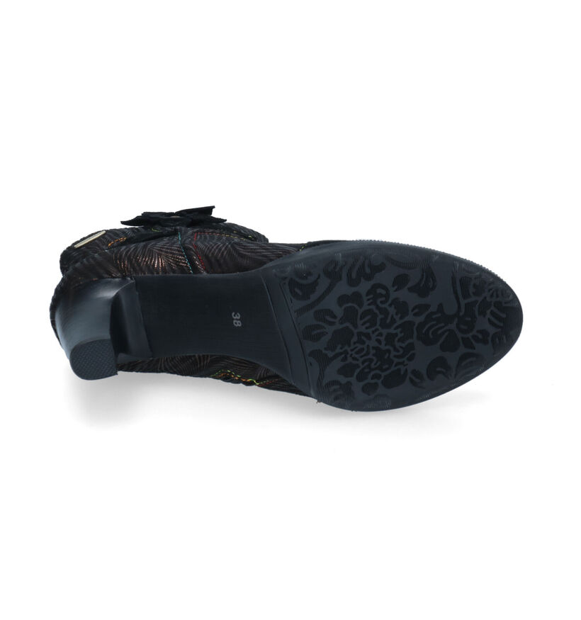 Laura Vita Alcbaneo Bottillons en Noir en nubuck (316690)