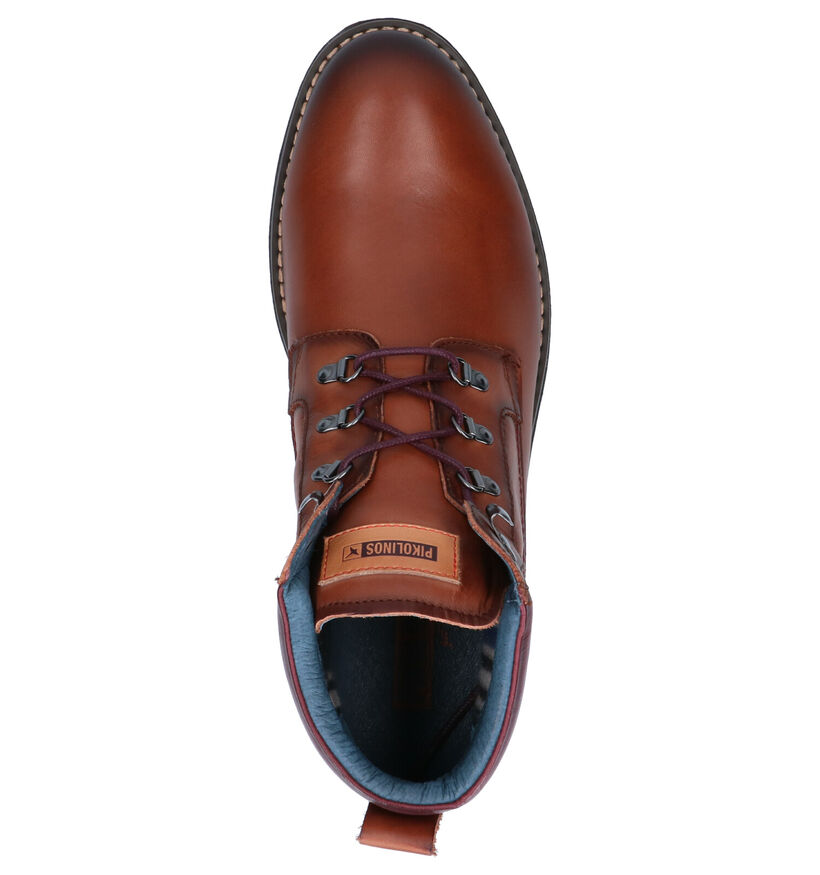 Pikolinos York Bottines en Cognac en cuir (261423)