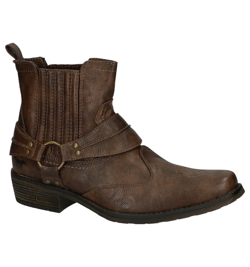 Stoere Boots Bruin Mustang, , pdp