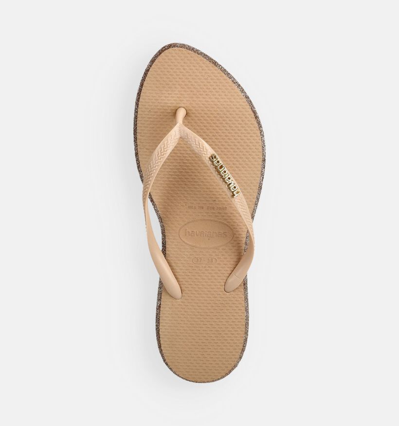 Havaianas Slim Gouden Teenslippers voor dames (373112)