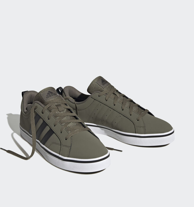 adidas VS Pace 2.0 Baskets en Vert Olive pour hommes, garçons (348966) - pour semelles orthopédiques