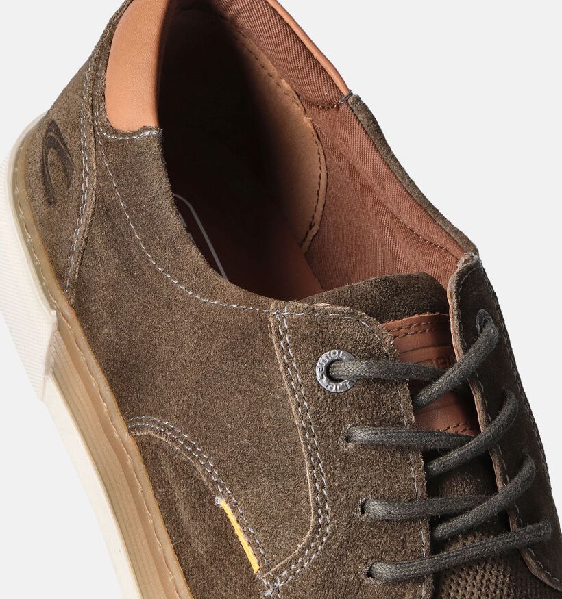 Camel Active Kaki Veterschoenen voor heren (355550) - geschikt voor steunzolen