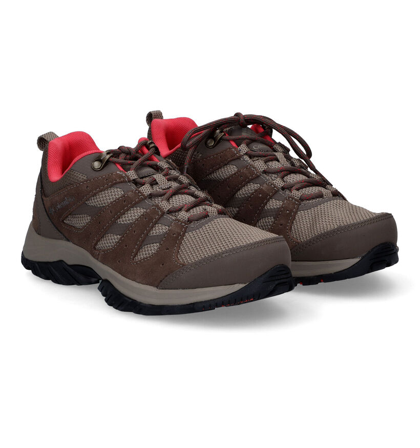 Columbia Redmond III WP Bruine Wandelschoenen voor dames (303809) - geschikt voor steunzolen