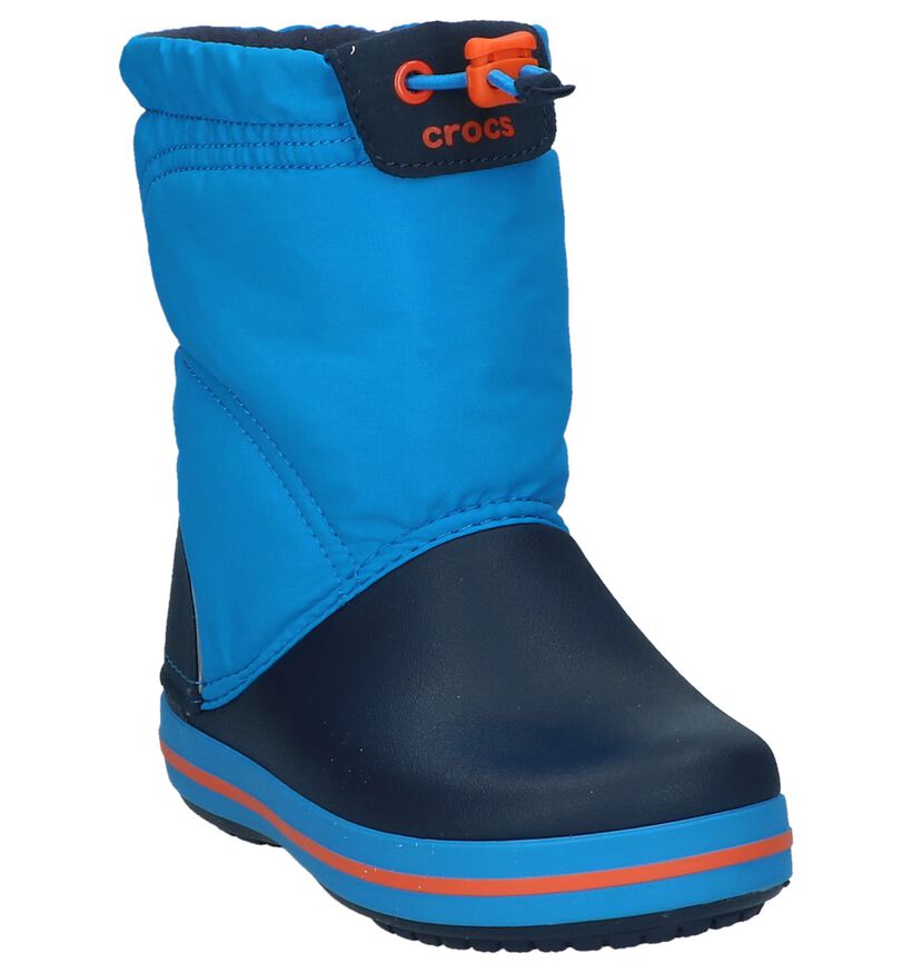 Crocs Crocband Lodgepoint Blauwe Snowboots in kunststof (224400)