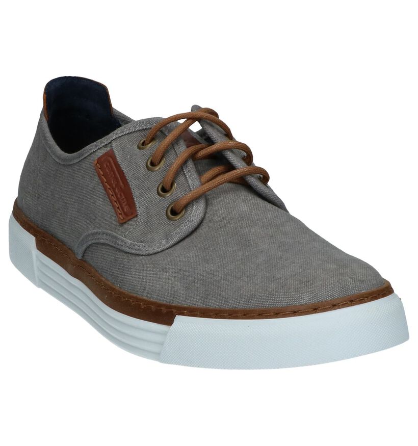 Camel Active Chaussures à lacets en Gris foncé en textile (271434)