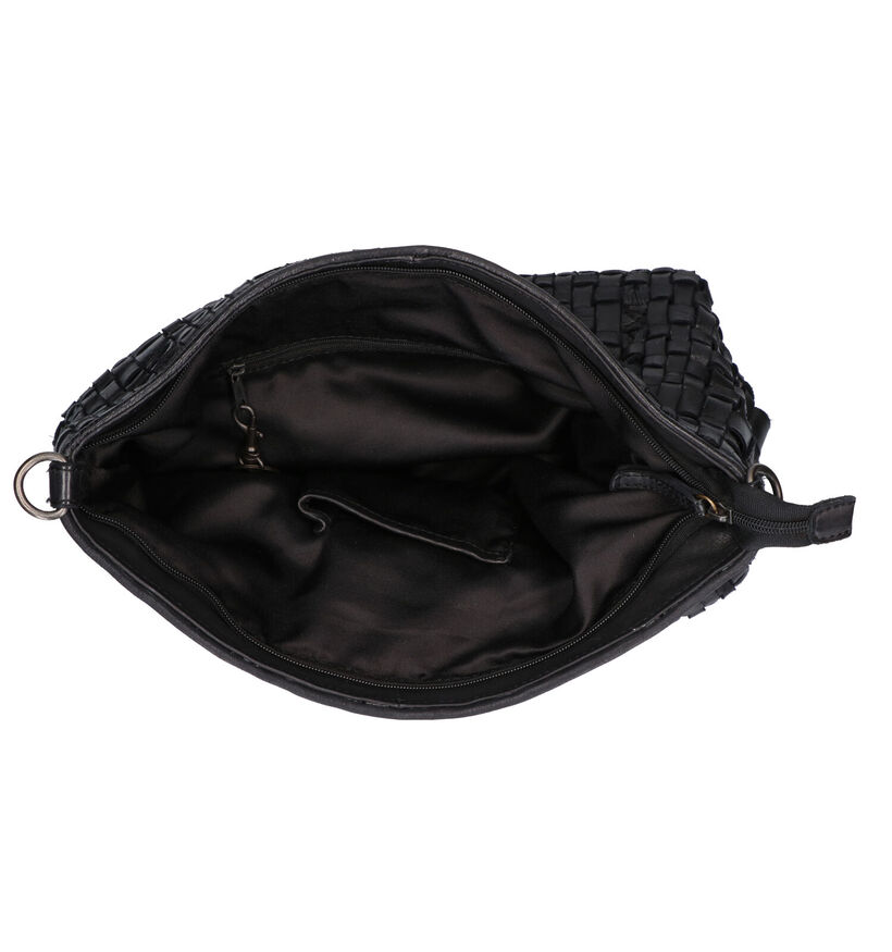 Bear Design Sac à bandoulière en Noir en cuir (310488)