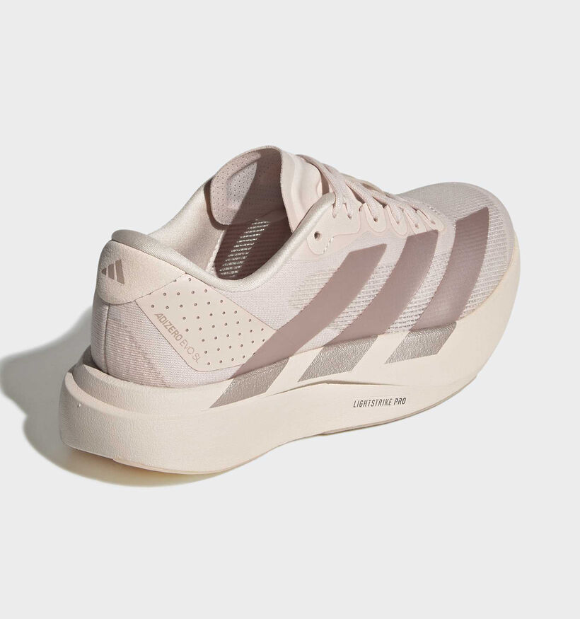 adidas Adizero Evo Baskets sportives en Rose pour femmes (376147) - pour semelles orthop&eacute;diques