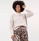 Pieces Jenna Taupe Gebreide trui voor dames (344980)
