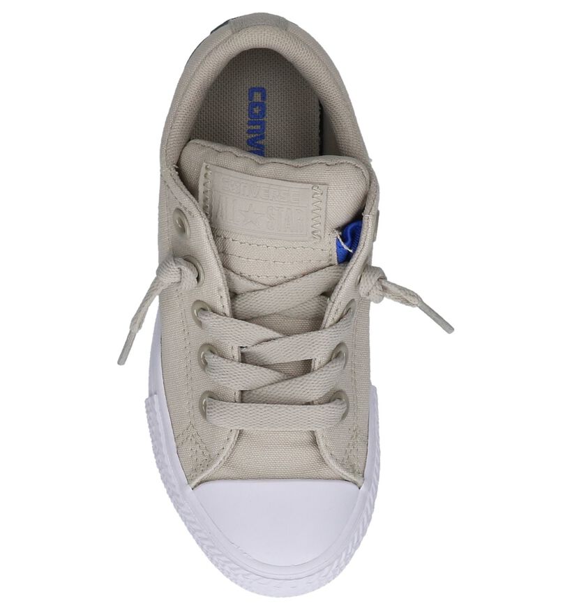 Grijze Sneakers Converse Chuck Taylor All Star Street Slip in stof (210281)