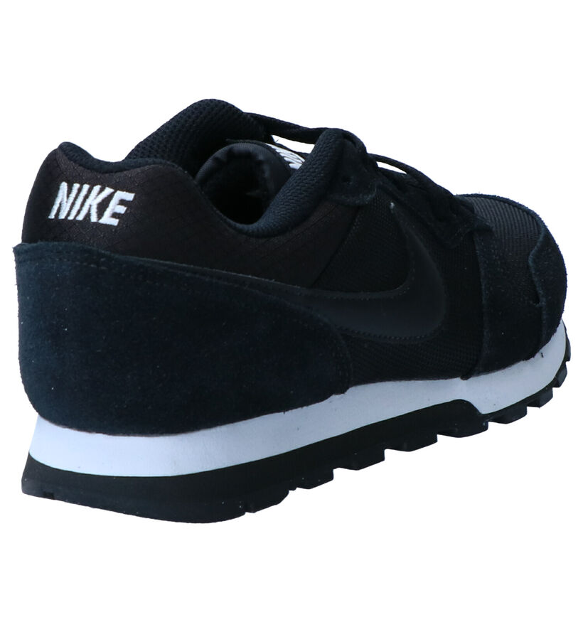 Zwarte Sneakers Nike MD Runner 2 in daim (250252)