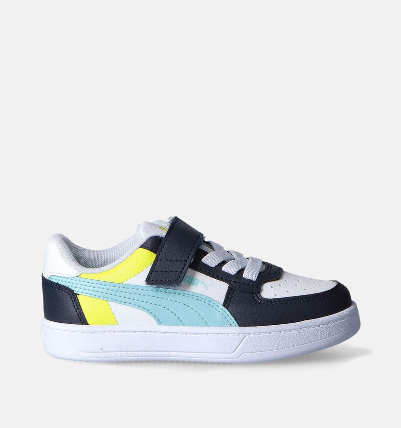 Puma Caven 2.0 Block AC Baskets en Blanc pour filles, garçons (350381) - pour semelles orthopédiques
