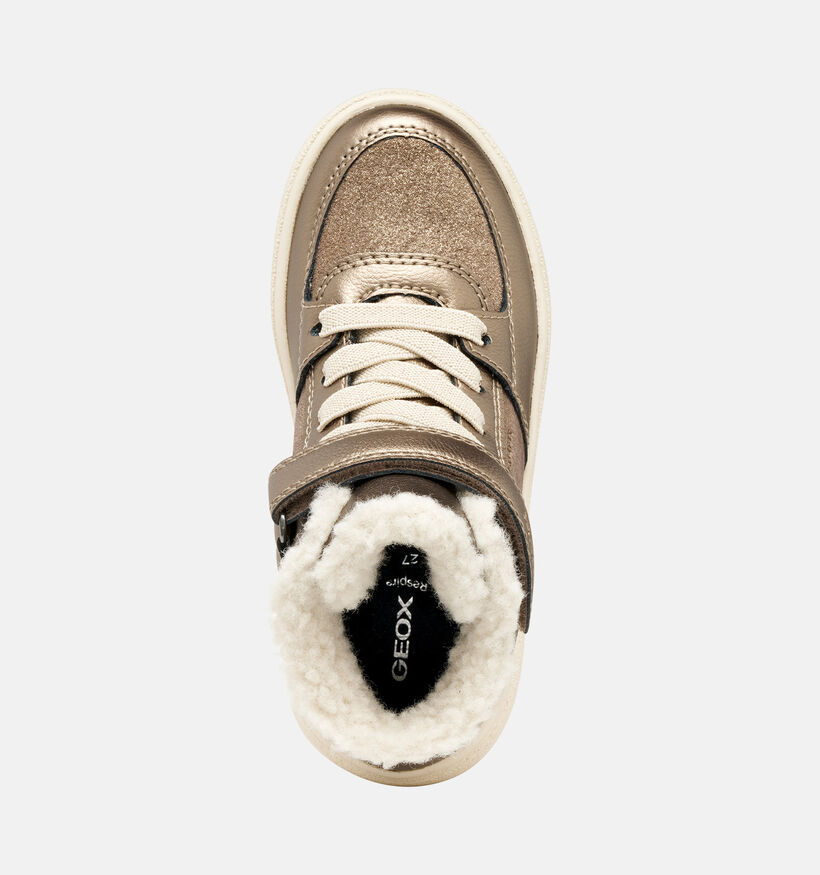 Geox Theeleven Gouden Boots met Velcro voor meisjes (377734) - geschikt voor steunzolen