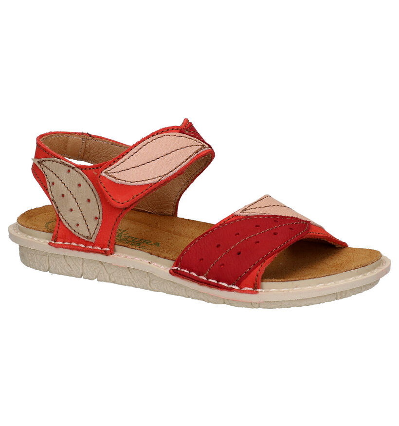 El Naturalista Terra Sandales en Rouge en cuir (275129)