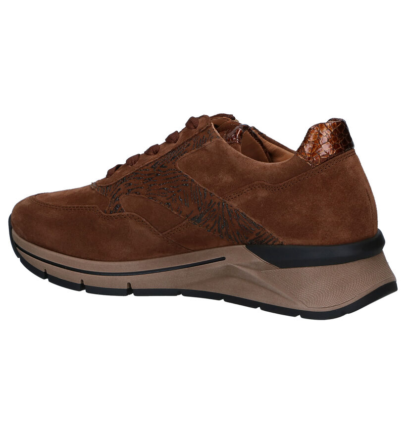 Gabor OptiFit Chaussures à lacets en Brun en nubuck (297378)