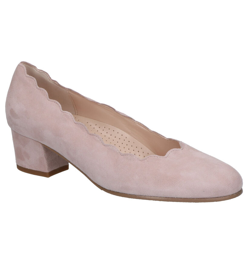 Gabor Roze Pumps in daim (271659)