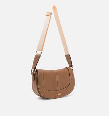 L.Credi Sacs port&eacute; crois&eacute; Cognac