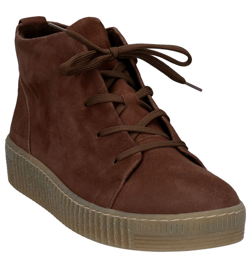 Gabor Best Fitting Bottines en Marron en nubuck (283819)