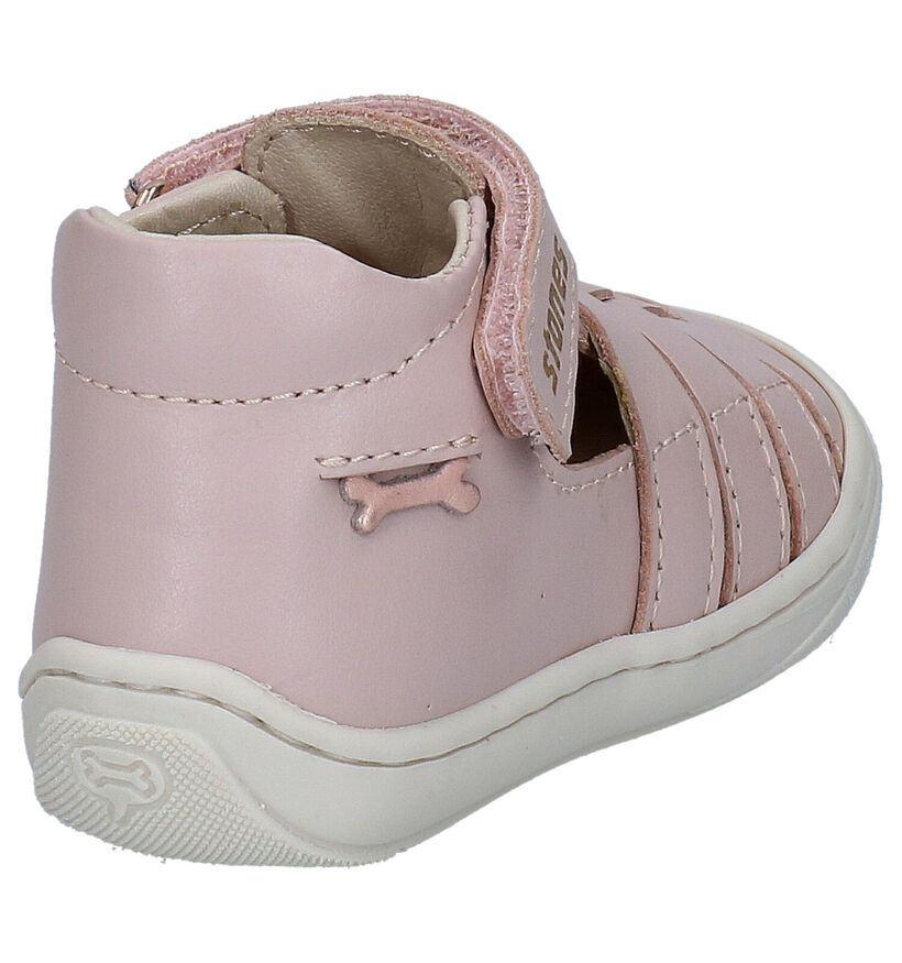 STONES and BONES Chaussures en Rose en cuir (287886)