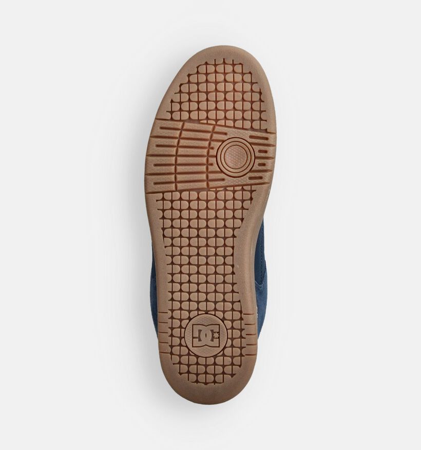 DC Shoes Manteca Baskets basses en Bleu pour hommes (360770) - pour semelles orthopédiques