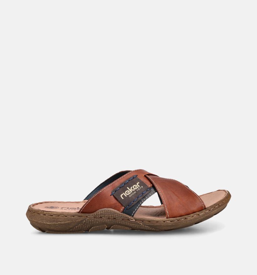 Rieker Bruine Slippers voor heren (370503)