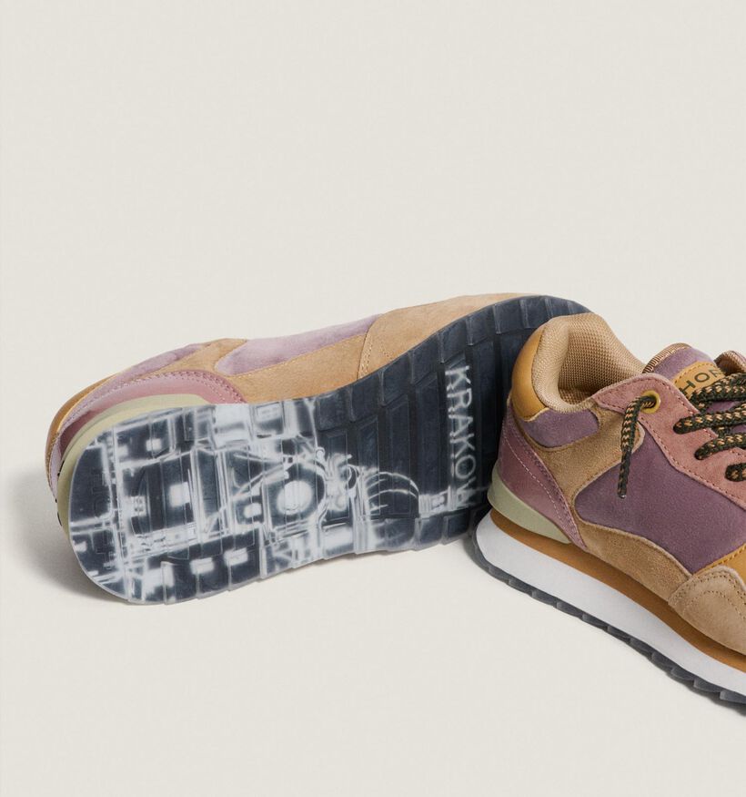 HOFF City Krakow Bruine Sneakers voor dames (343707) - geschikt voor steunzolen