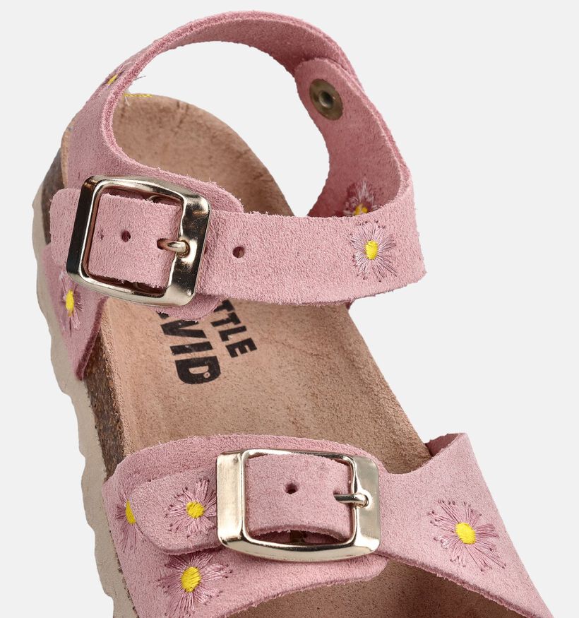 Little David Embroidery Roze Sandalen voor meisjes (369845)