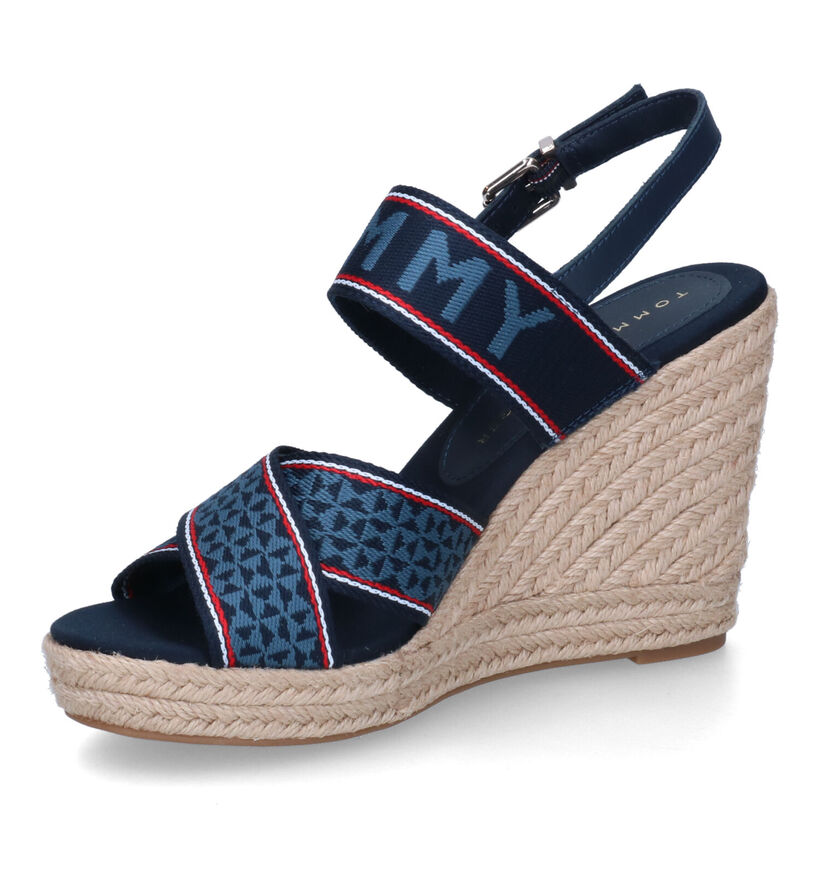 TH Tommy Webbing Kaki Sandalen voor dames (304006)