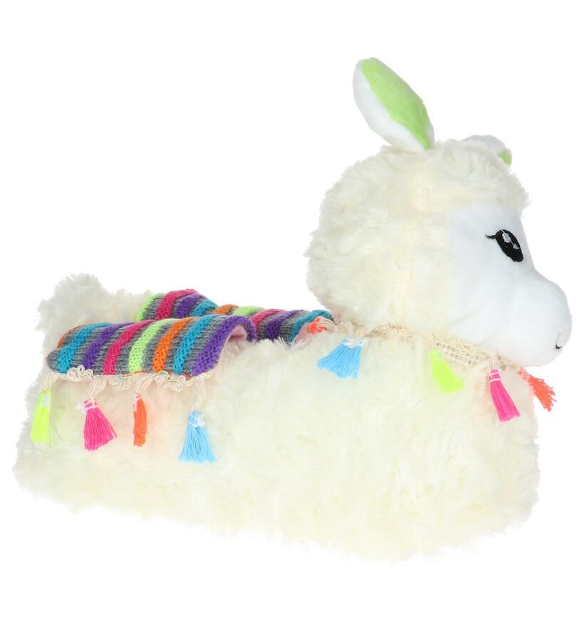 Witte Pantoffels Dazzle Alpaca in stof (227187)