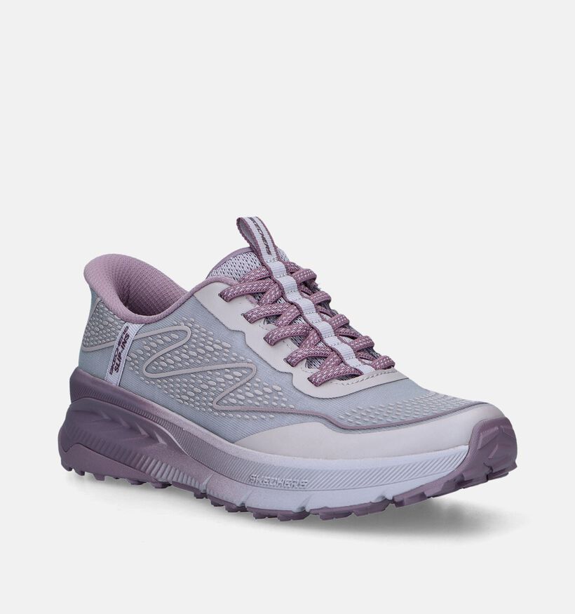 Skechers Switch Back Baskets en Lilas pour femmes (345169)