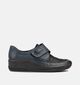 Rieker Donkerblauwe Velcroschoenen voor dames (360482)