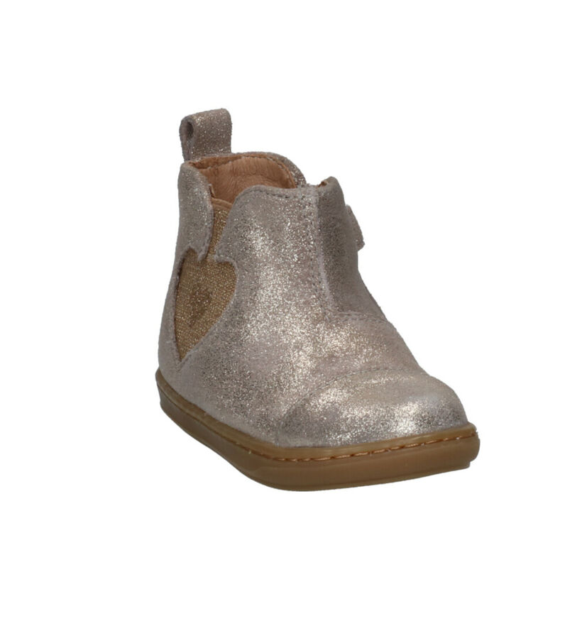 Shoo Pom Bouba Love Gouden Babyschoenen in leer (255210)