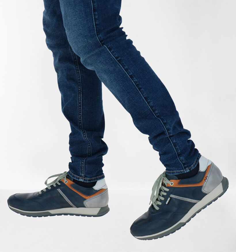 Pikolinos Chaussures à lacets en Bleu foncé en cuir (299926)